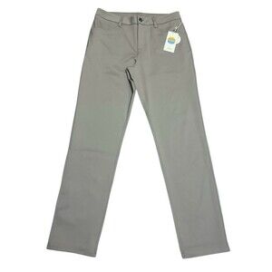 VUORI Shiitake Gray Meta Classic Fit Twill Pants Performance Stretch 31x32 NWT